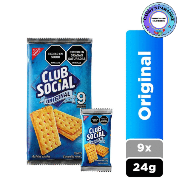Galletas club social x9